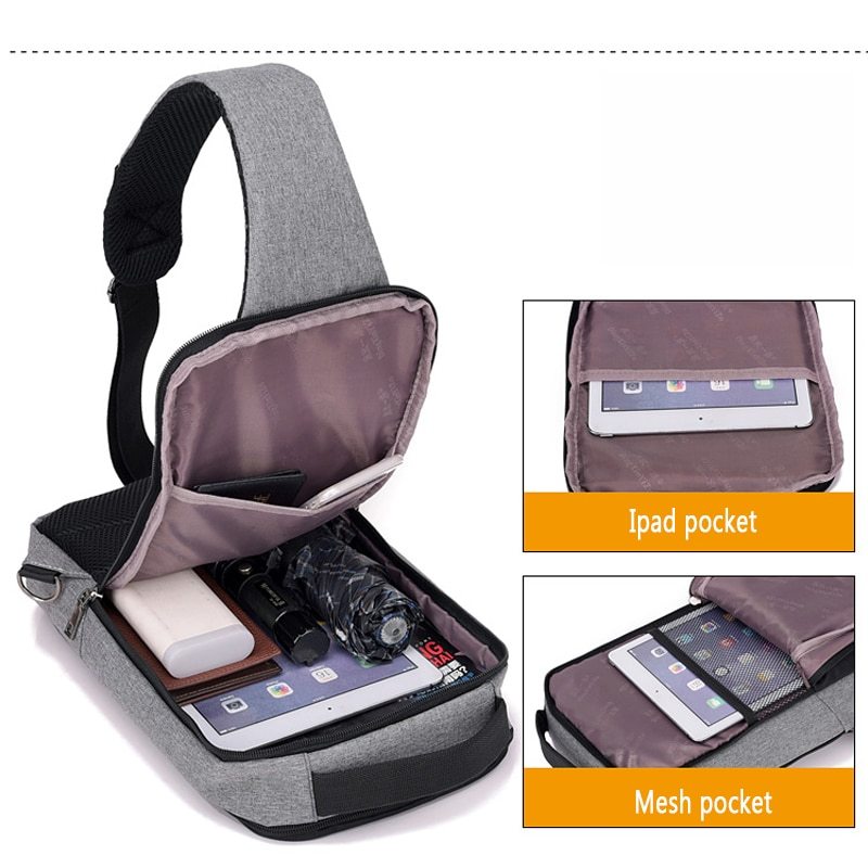 Charge on the Go with This Anti-Theft Sling Bag - 73 Yards