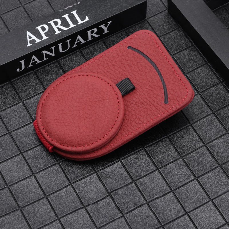 Clip In, Drive On with This Sleek Visor Glasses Holder