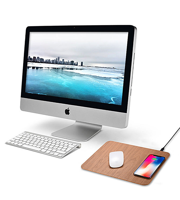 Wireless Charging Mouse Pad That Elevates Your Desk - 73 Yards