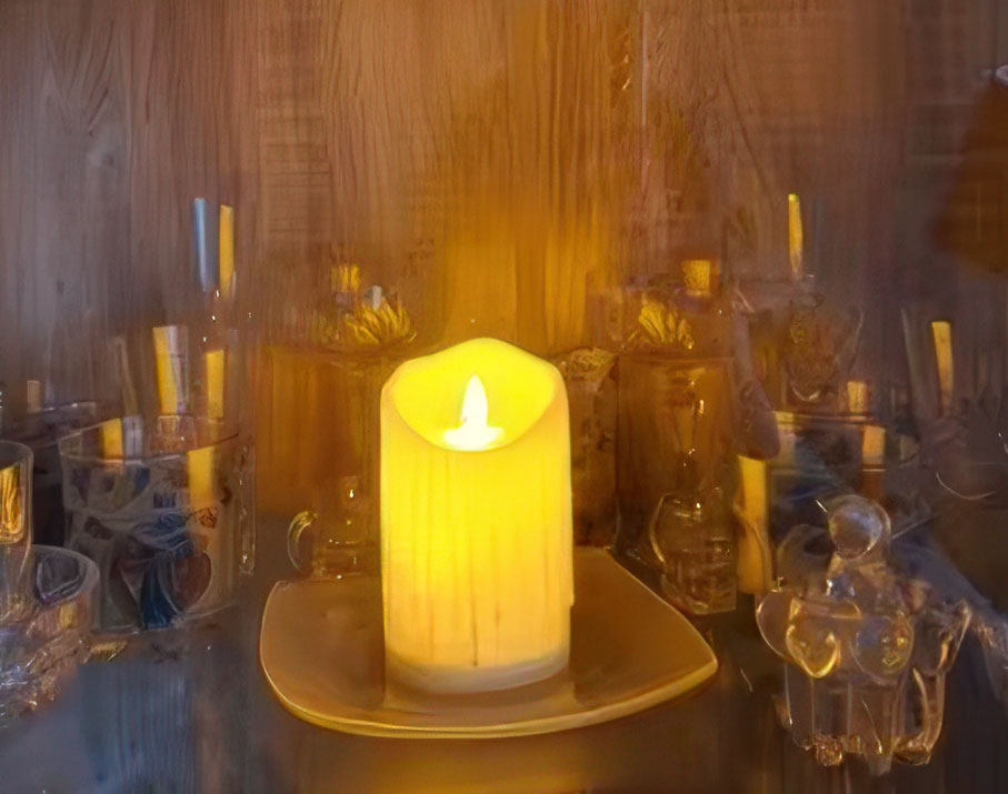 Flameless Candles for a Cozy Safe Glow - 73 Yards