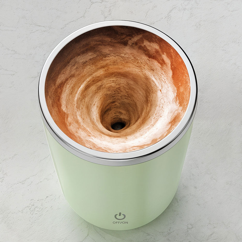 The Mug That Mixes Itself While You Work - 73 Yards