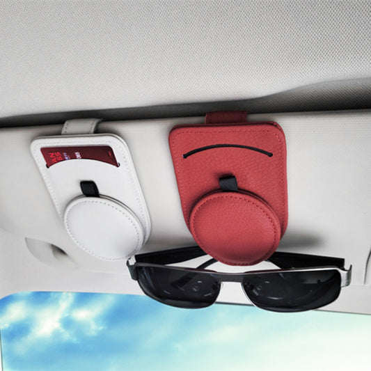 Clip In, Drive On with This Sleek Visor Glasses Holder