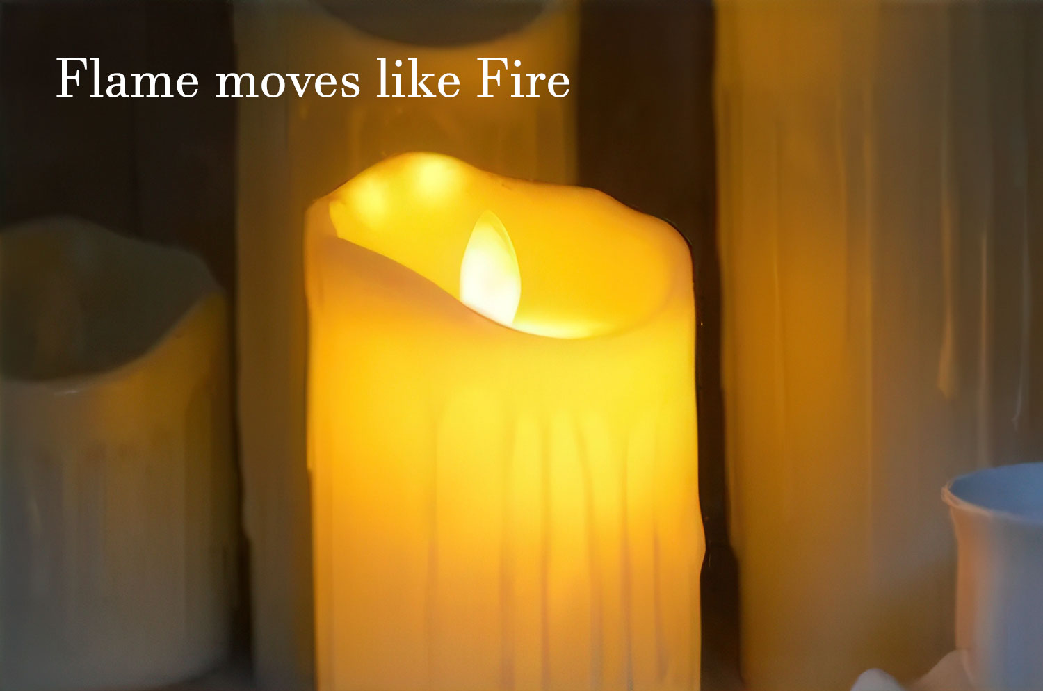 Flameless Candles for a Cozy Safe Glow - 73 Yards