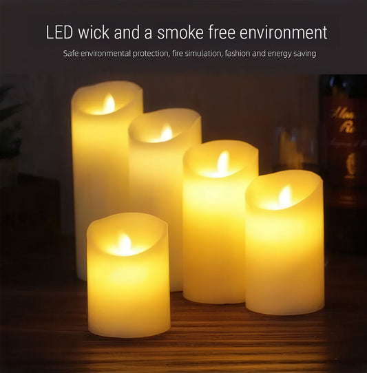 Flameless Candles for a Cozy Safe Glow - 73 Yards
